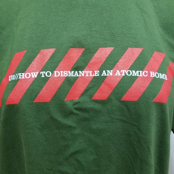 U2 shirt XL How To Dismantle An Atomic Bomb chevron logo graphic band merch - Picture 5 of 8